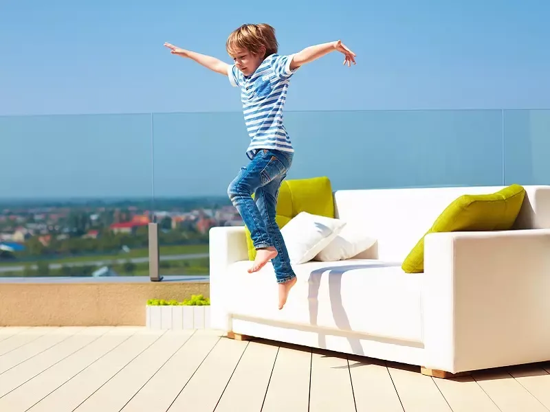 jumping toodler