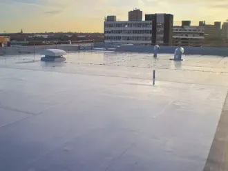 synthetic systems for flat roofs