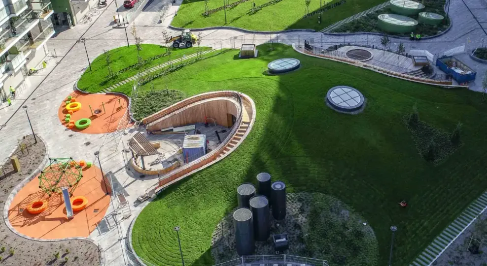 Extensive green roof